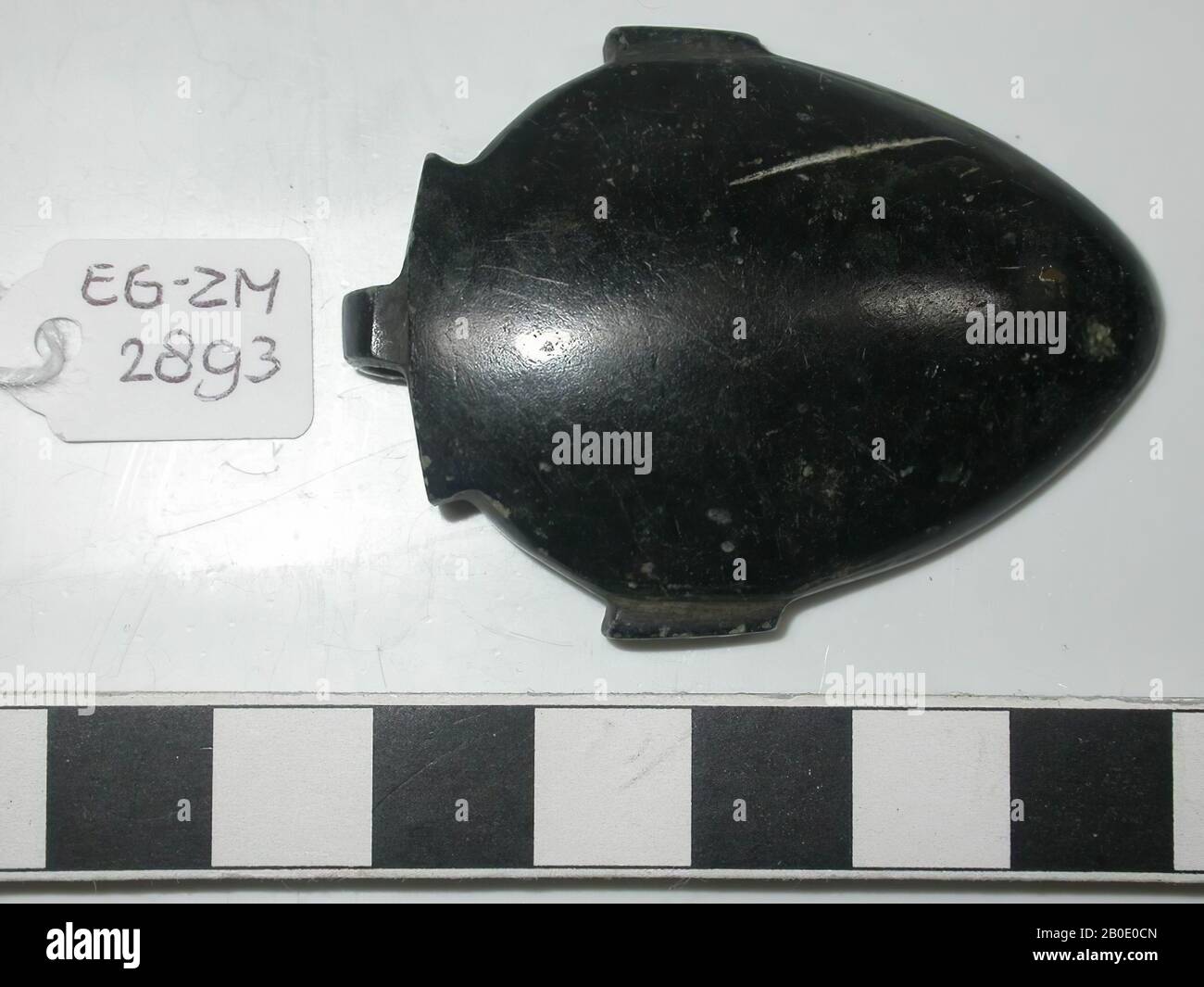 Egypte, amulet, objet, pierre, 5,3 cm, 2 1, 16 po, emplacement, Egypte Banque D'Images