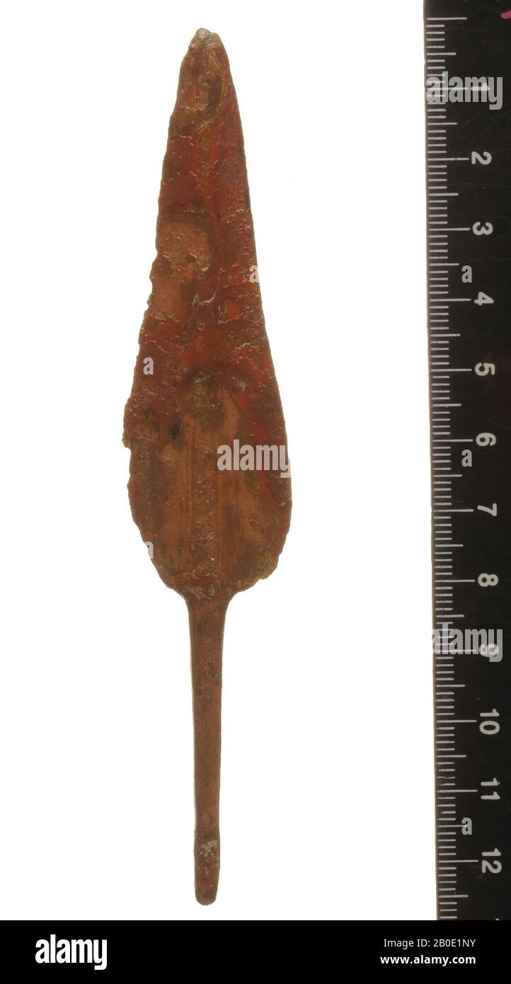 Ancien Proche-Orient, arme, métal, bronze, L 14,8 cm, W 2,36 cm, épaisseur 0,46 cm, emplacement, Iran Banque D'Images