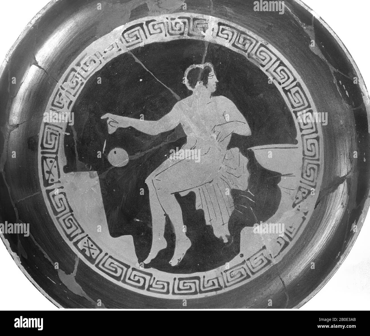 Figurine, faïence, L 2,9 cm, H 3,5 cm, inconnue Banque D'Images