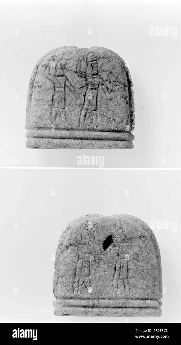En relief, plaque, faïence, L 2,5 cm, H 2,3 cm Banque D'Images