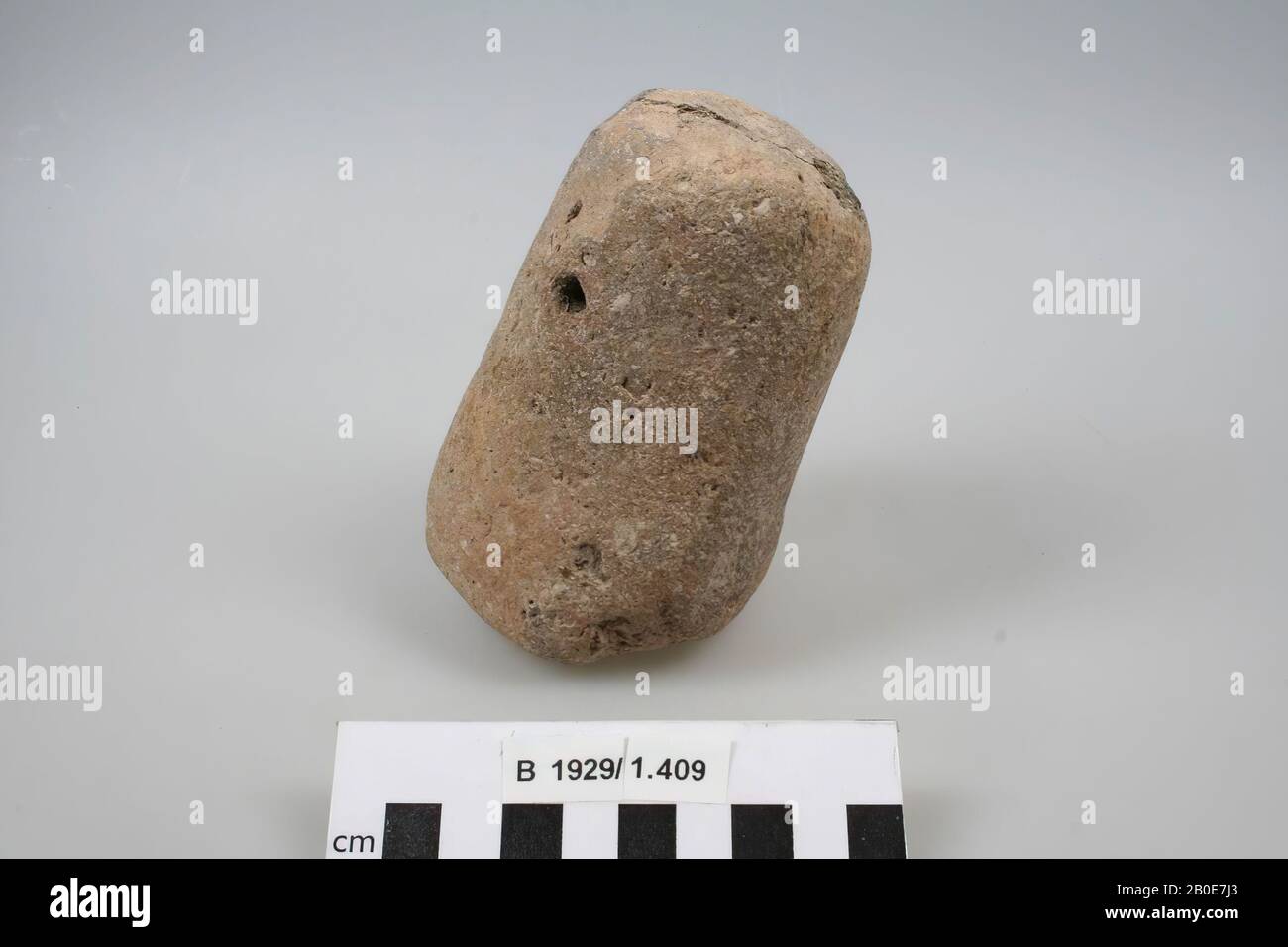 Outils, faïence, H 11,6 cm, D 7,3 cm, Palestine Banque D'Images