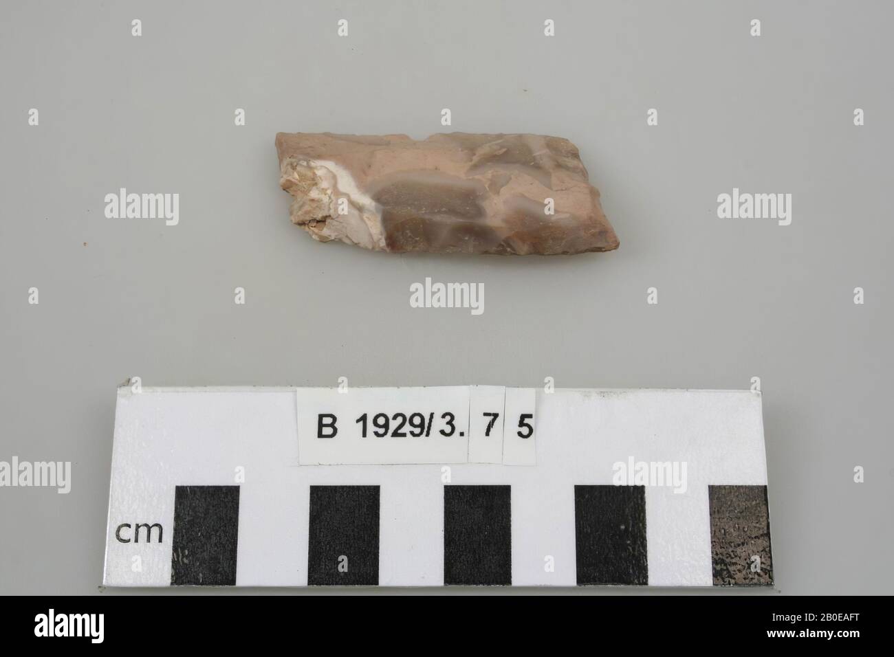 Outil, pierre, silex, l: 5,8 cm, Israël Banque D'Images