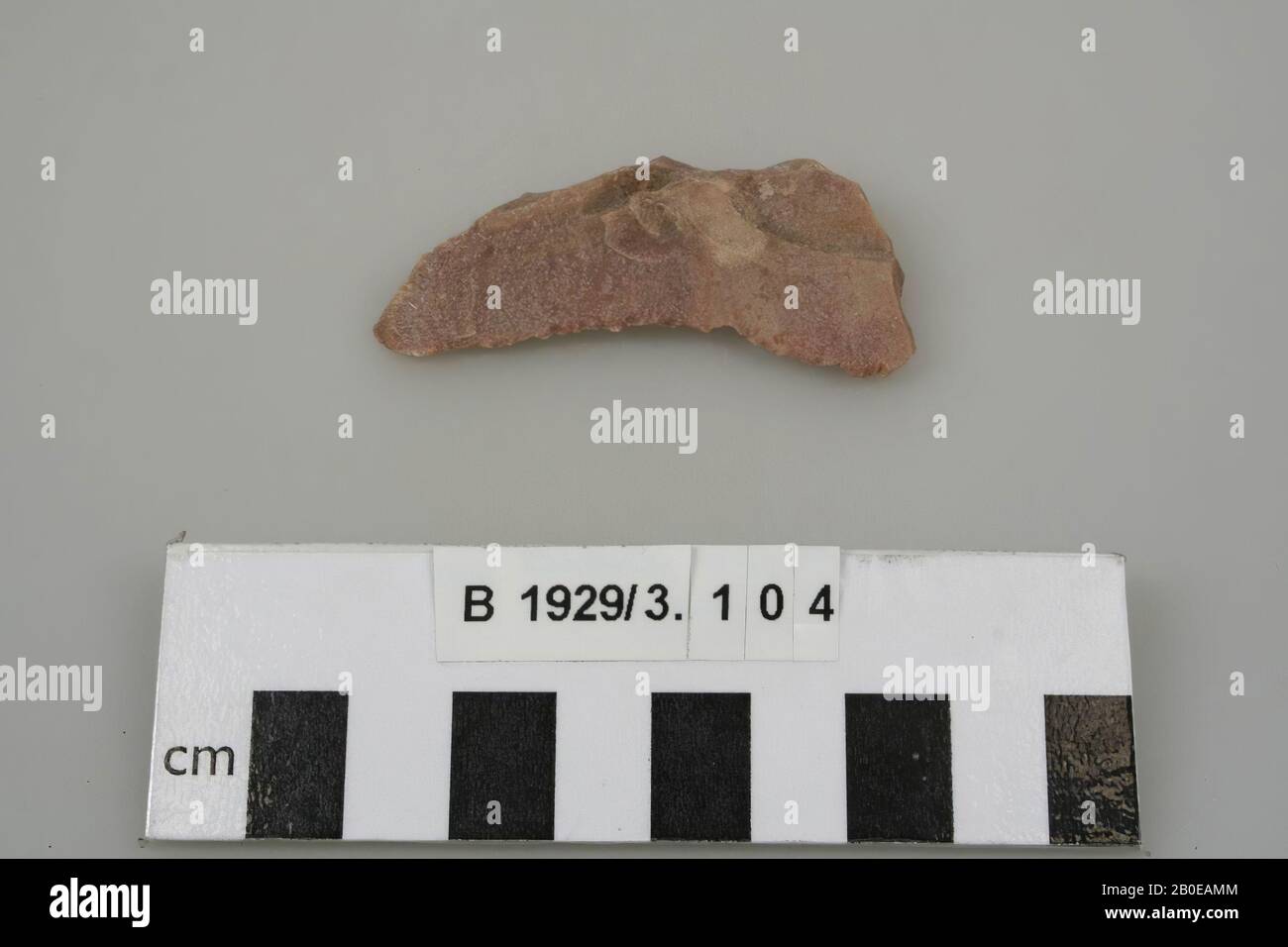 Outil, pierre, silex, l: 5,8 cm, Israël Banque D'Images
