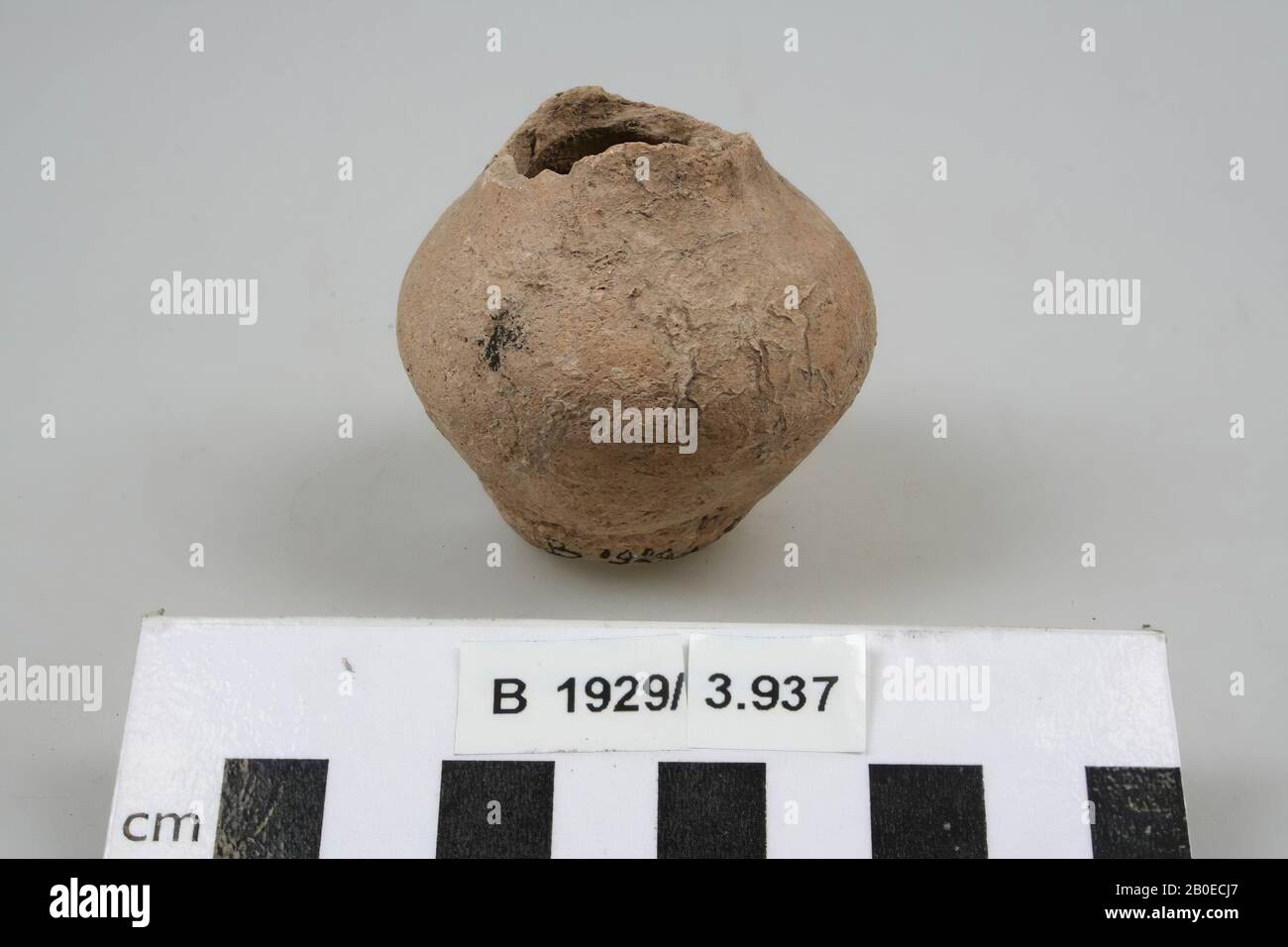 Vaisselle, faïence, H 5,2 cm, D 5,4 cm, Palestine Banque D'Images