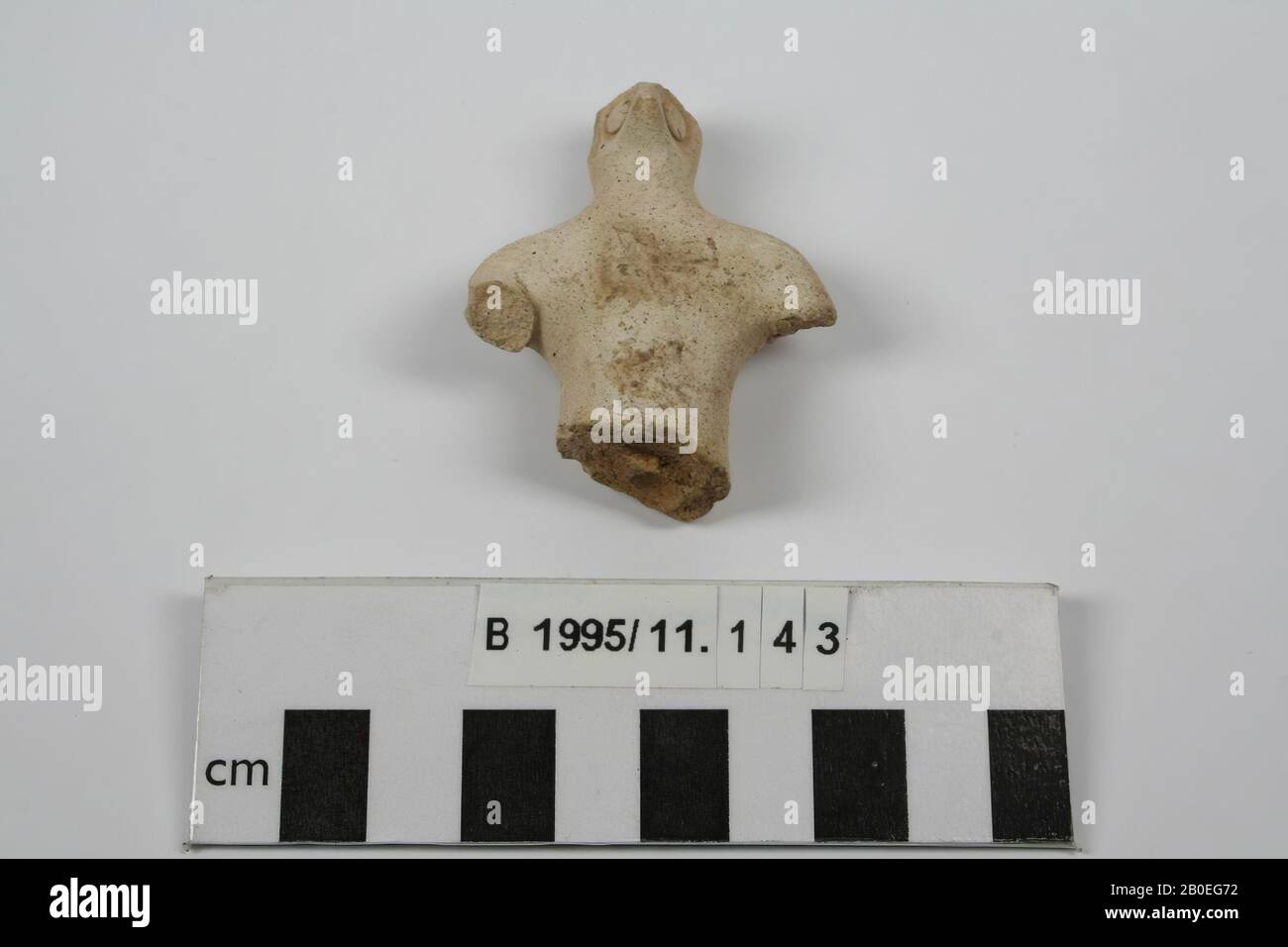 Figurine, poterie, L 5,5 cm, âge du bronze précoce 2500-2000 av. J.-C., Irak Banque D'Images