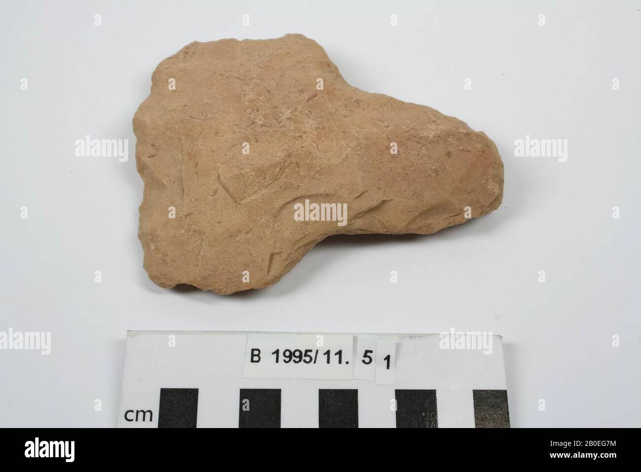 Outils, pierre, L 10,5 cm, W 8,6 cm, période de l'Ubaid? 4000-3500 av. J.-C., Irak Banque D'Images