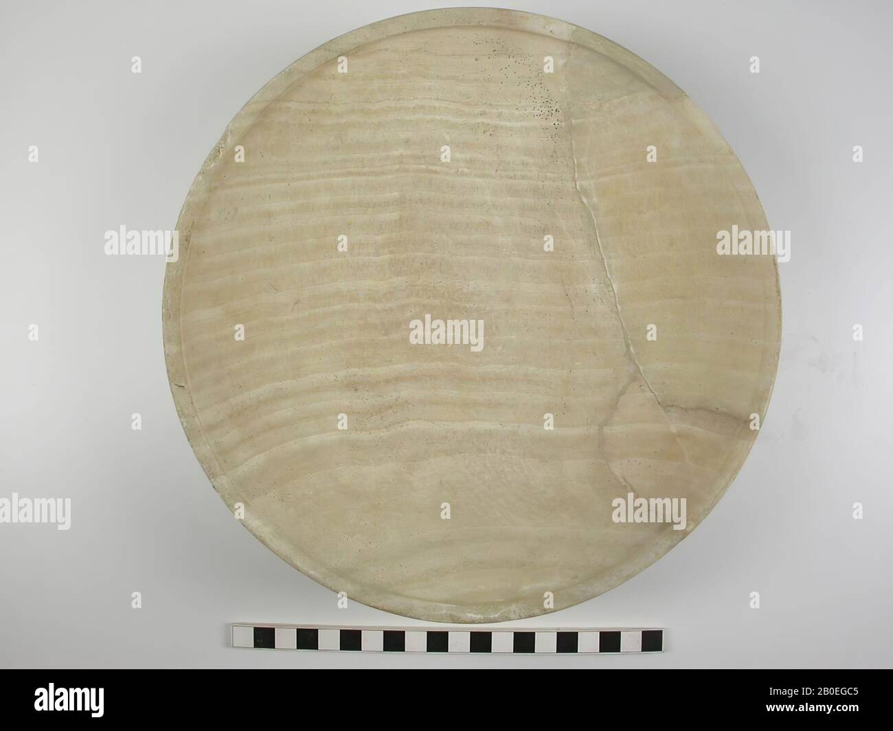 Bol, type S 10, bol, salabaster, 7,4 x 24,7 cm, Période archaïque, Egypte Banque D'Images