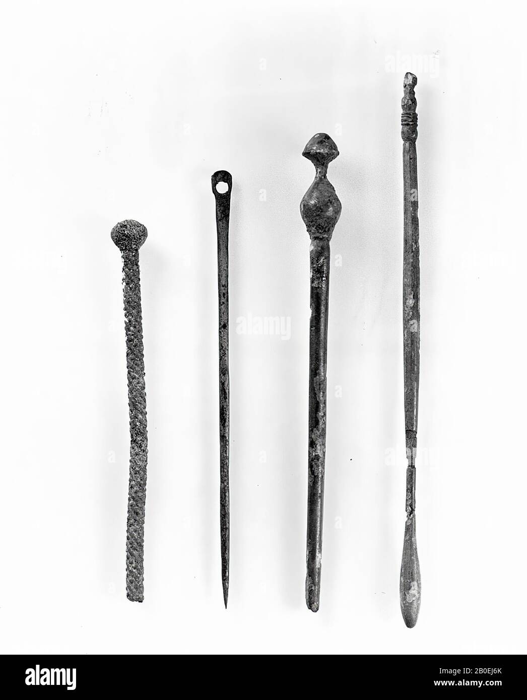 Épingle à cheveux, bronze, 9,3 cm, époque romaine, Italie Banque D'Images