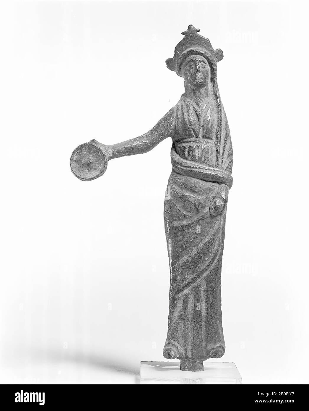Antiquité classique, statuette, bronze, 14 cm, situation, Italie Banque D'Images