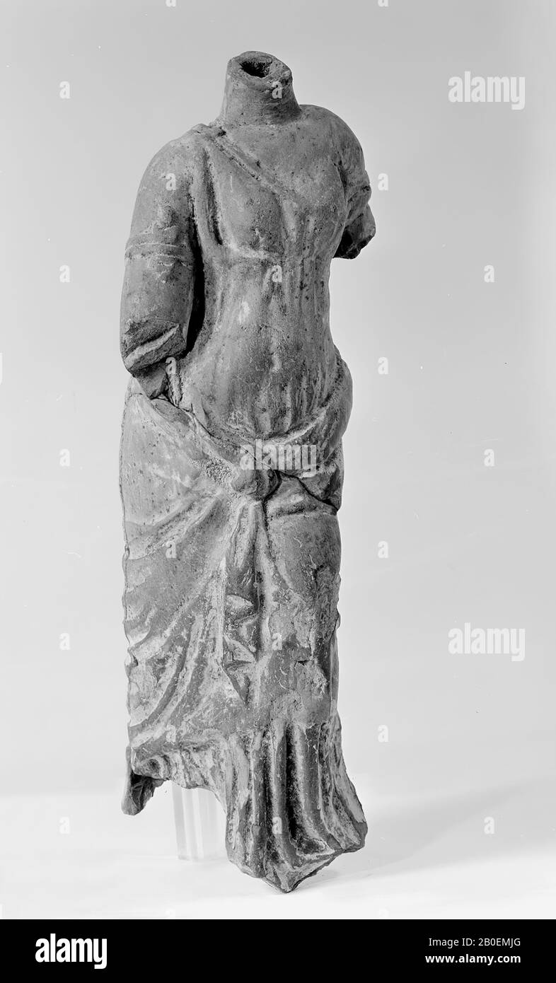 La tête, les avant-bras et les pieds manquent., Figurine, fragment, poterie, terre cuite, 19,4 cm, fin-hellénistique -50 Banque D'Images