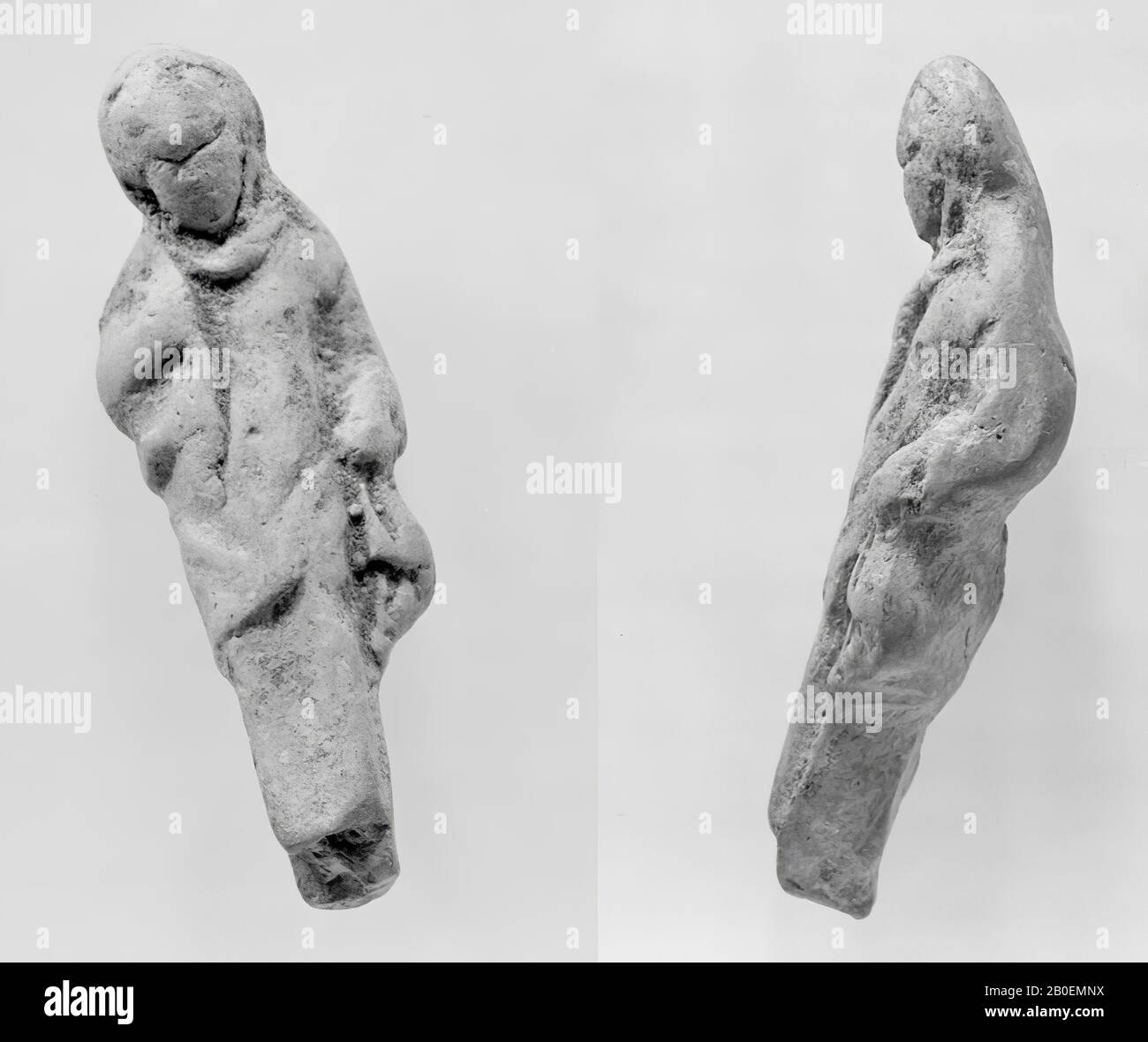 figurine, faïence, terre cuite, 4,9 cm, hellénistique -330 Banque D'Images