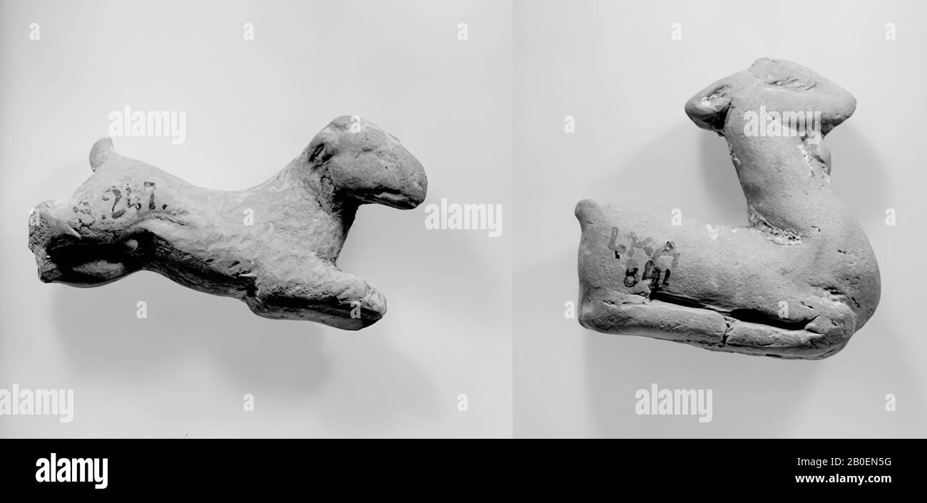 figurine, poterie, terre cuite, 2,6 cm, hellénistique -330 Banque D'Images