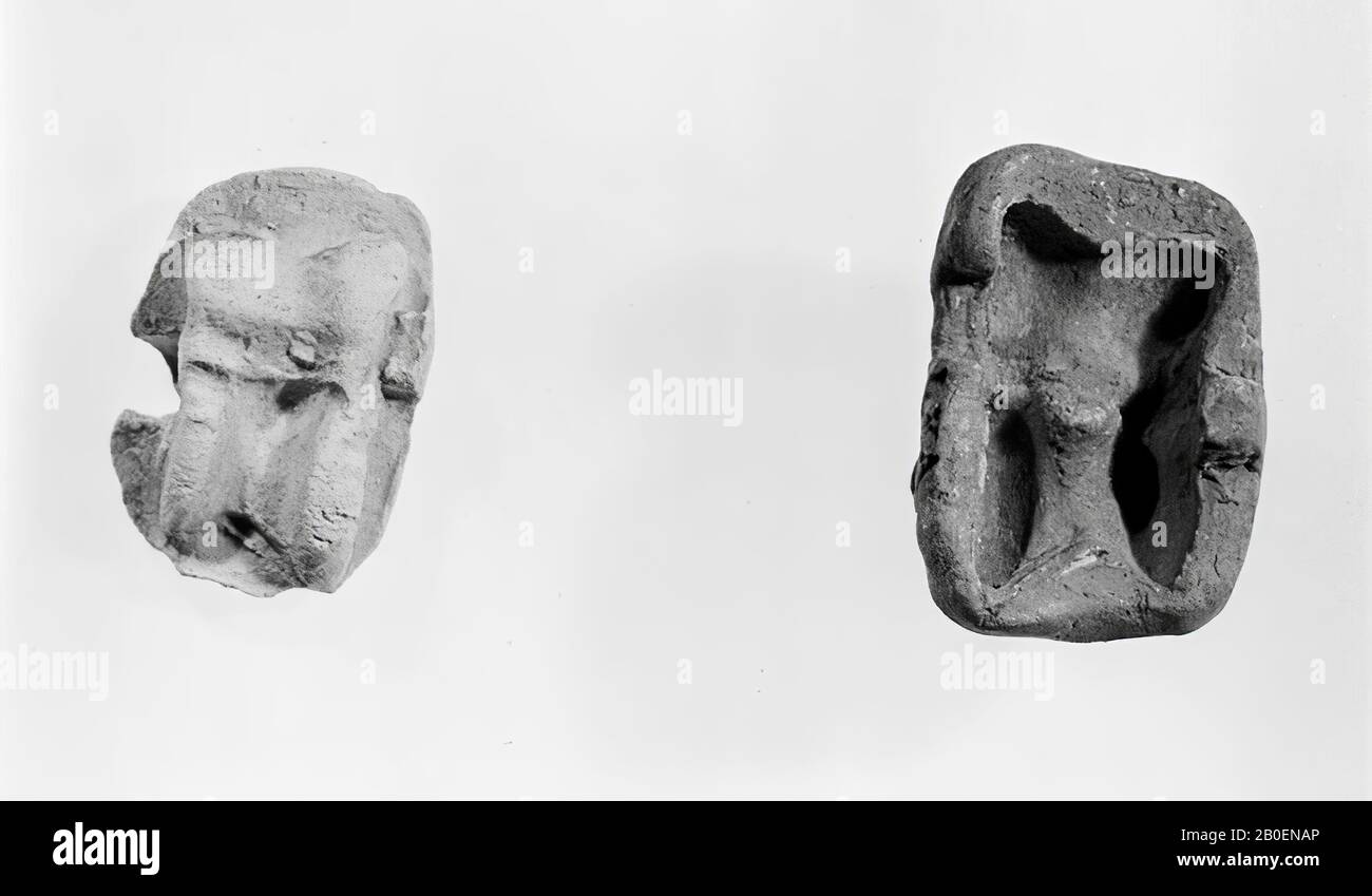 moule, faïence, terre cuite, 3,6 x 2,5 cm, hellénistique -330 Banque D'Images