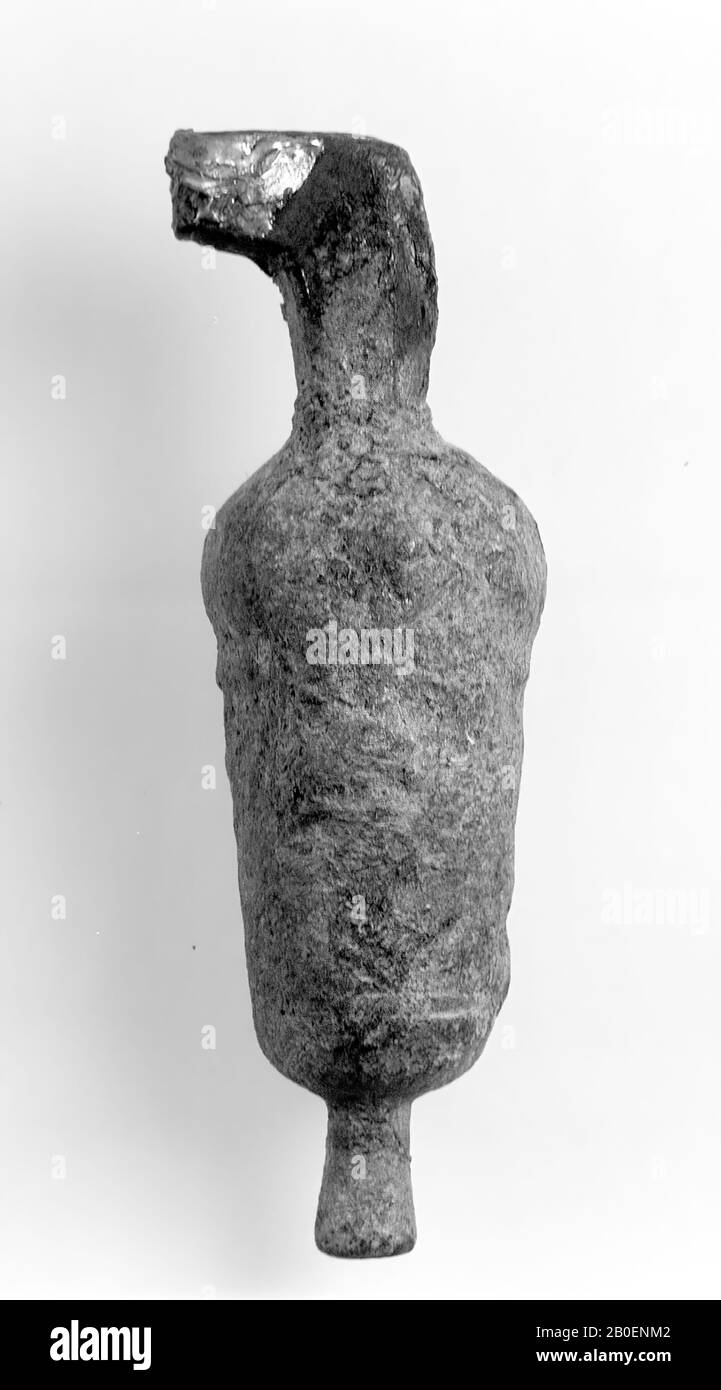Objet, bronze, 1 x 5 cm, époque romaine, Italie Banque D'Images