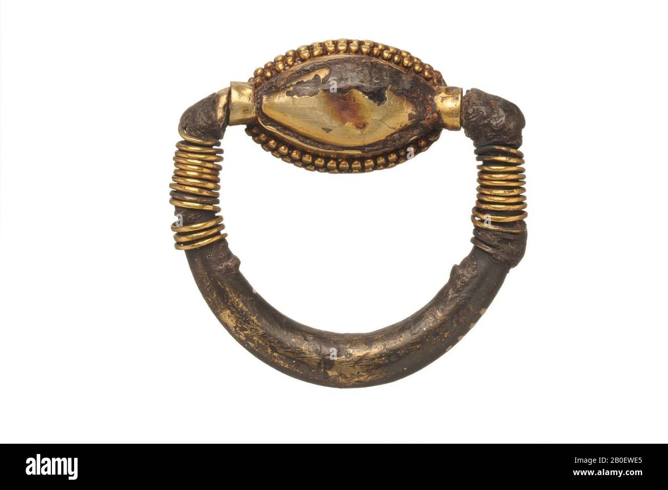 Anneau Signet, scorpion, anneau, anneau de signalisation, or, 2,3 x 1 x 2,7 cm, nouvel Empire, Egypte Banque D'Images