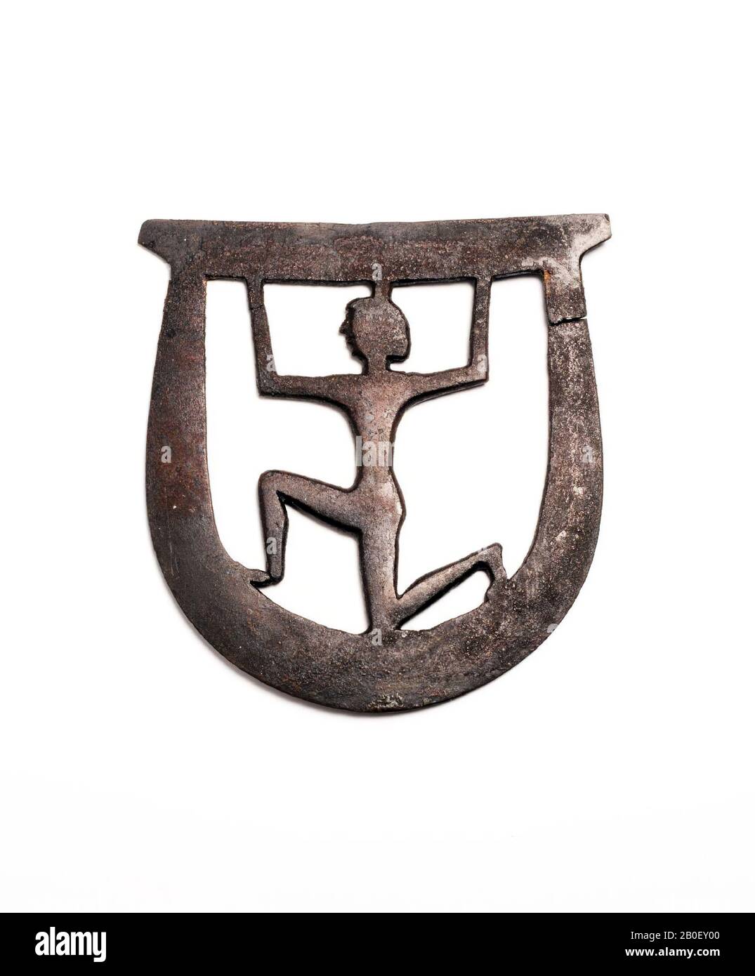 AX, Heh, hax, bronze, 9,5 x 10 cm, Royaume du milieu, Egypte Banque D'Images