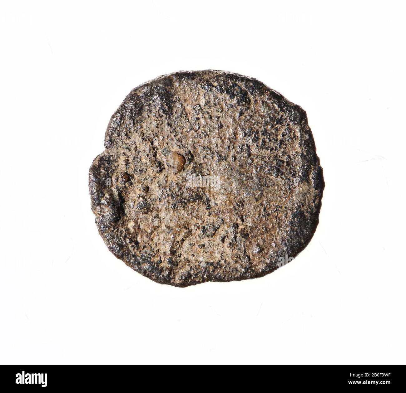 Fig.: Buste, n.l., VR [BS ROMA], coin, folis, Constantinus I et fils, métal, cuivre, Diam. 9 mm, poids 0,38 gr, Roman 330 (na), Pays-Bas, Brabant du Nord, Cuijk, Cuijk et Sint Agatha Banque D'Images