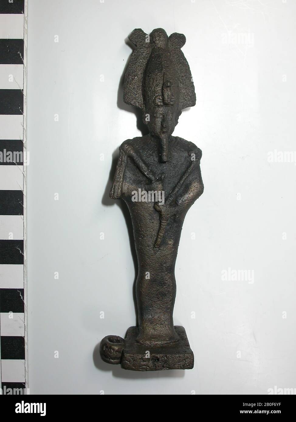 Osiris, debout, bronze, dieu, bronze, 12,6 cm, Période Tardive, Egypte Banque D'Images