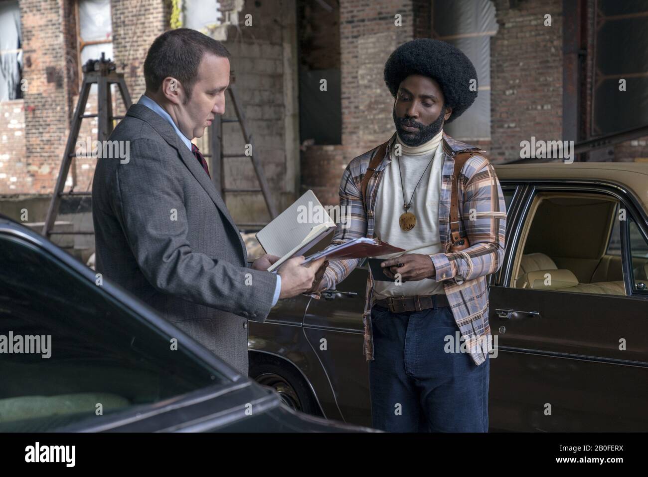 Blackkkansman Année : 2018 États-Unis Directeur : Spike Lee Danny Hoch, John David Washington Banque D'Images