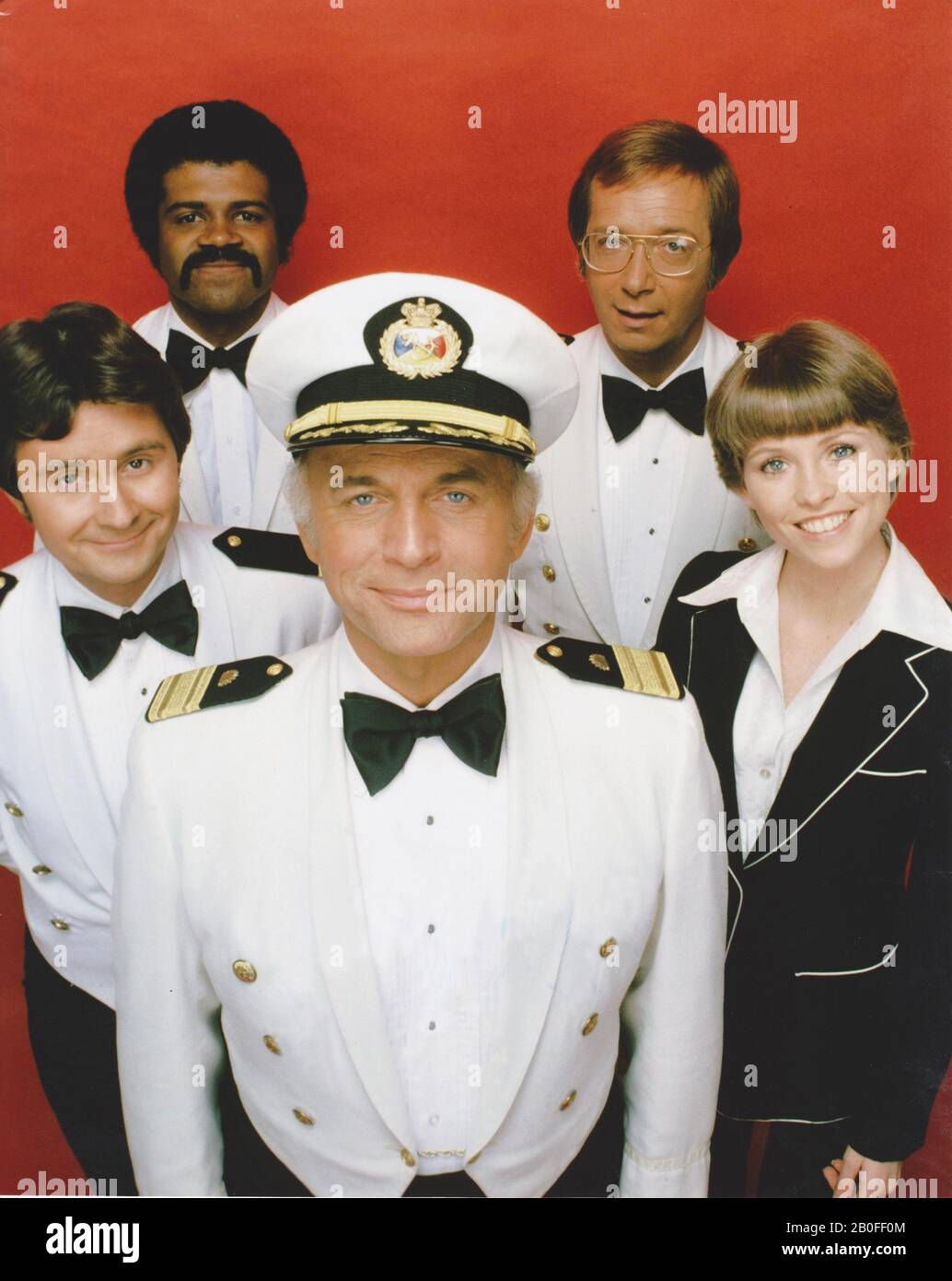The Love Boat Tv Series 1977-1986 Usa Créé Par Wilford Lloyd Baumes Fred Grandy, Ted Lange, Gavin Macleod , Bernie Kopell, Lauren Tewes Banque D'Images