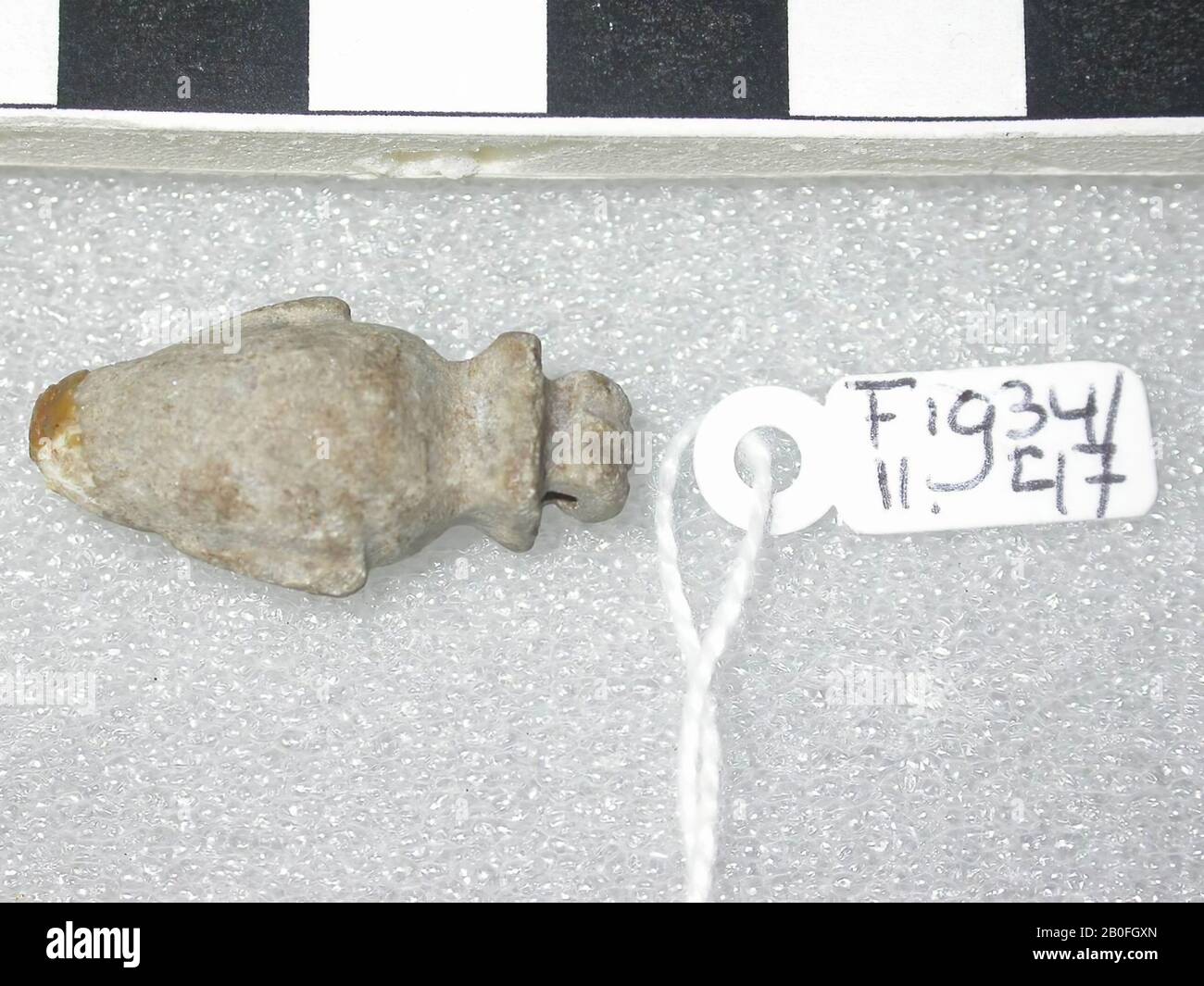 Vase coeur, amulet, objet, foi, 2,5 cm, Egypte Banque D'Images