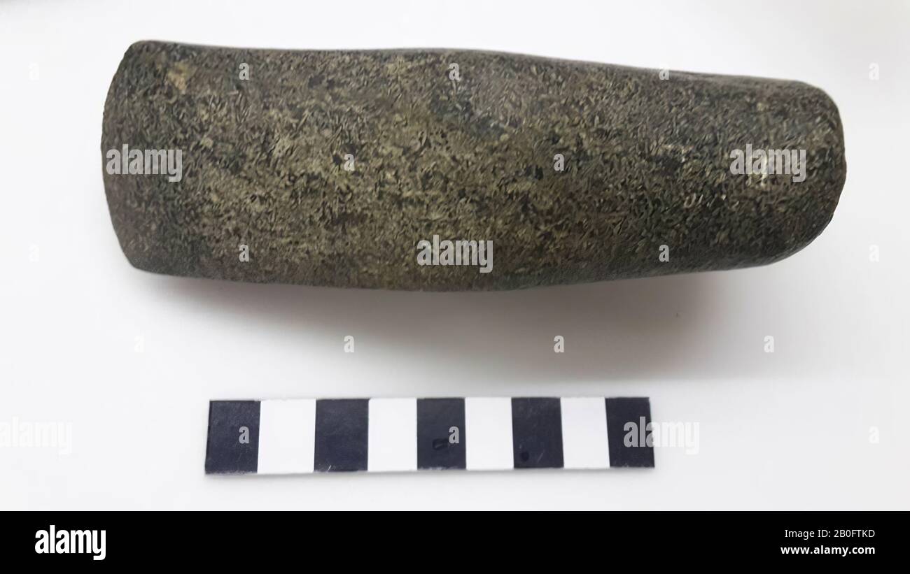 Marteau, pierre, longueur : 12,6 cm, préhistoire, Pays-Bas, Utrecht, Baarn, Baarn Banque D'Images