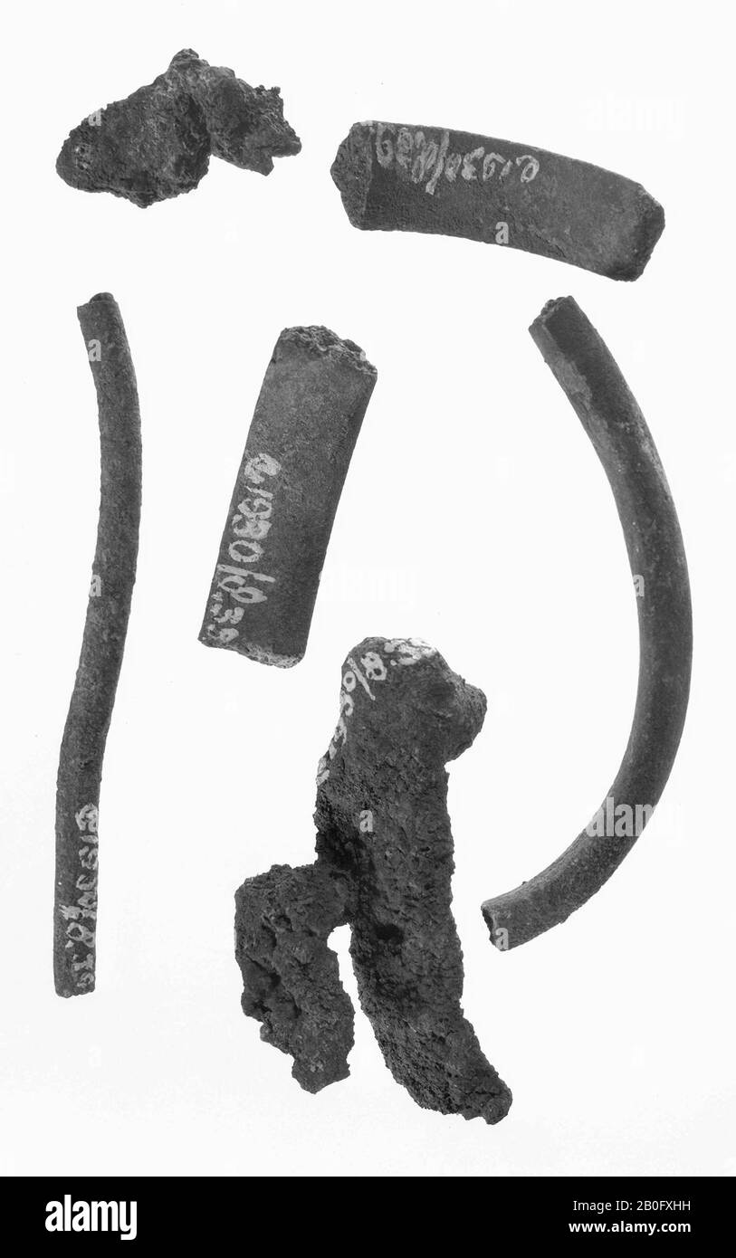 fragments de bronze, trouvés avec les années 1930 Banque D'Images