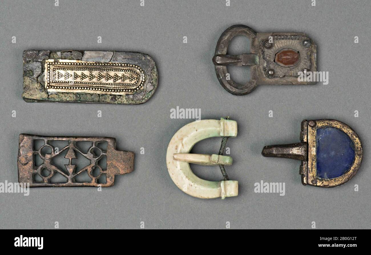 Fermoir, métal, argent (plaqué or), Russie Banque D'Images