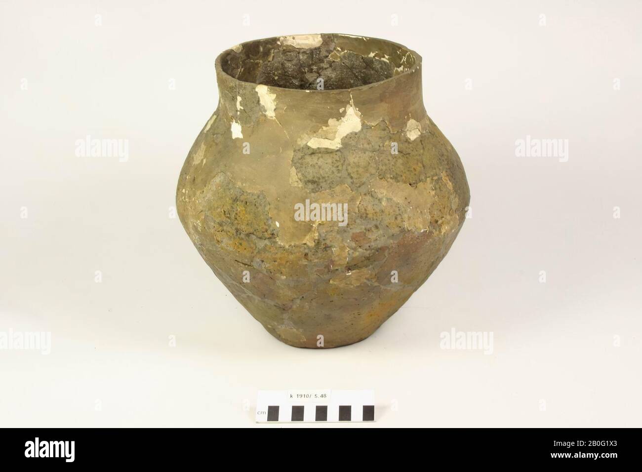 Urne germanique en faïence. Vieux Londres et ajouts., Urn, faïence, h: 27,5 cm, diam.: 28 cm, préhistoire -800 Banque D'Images