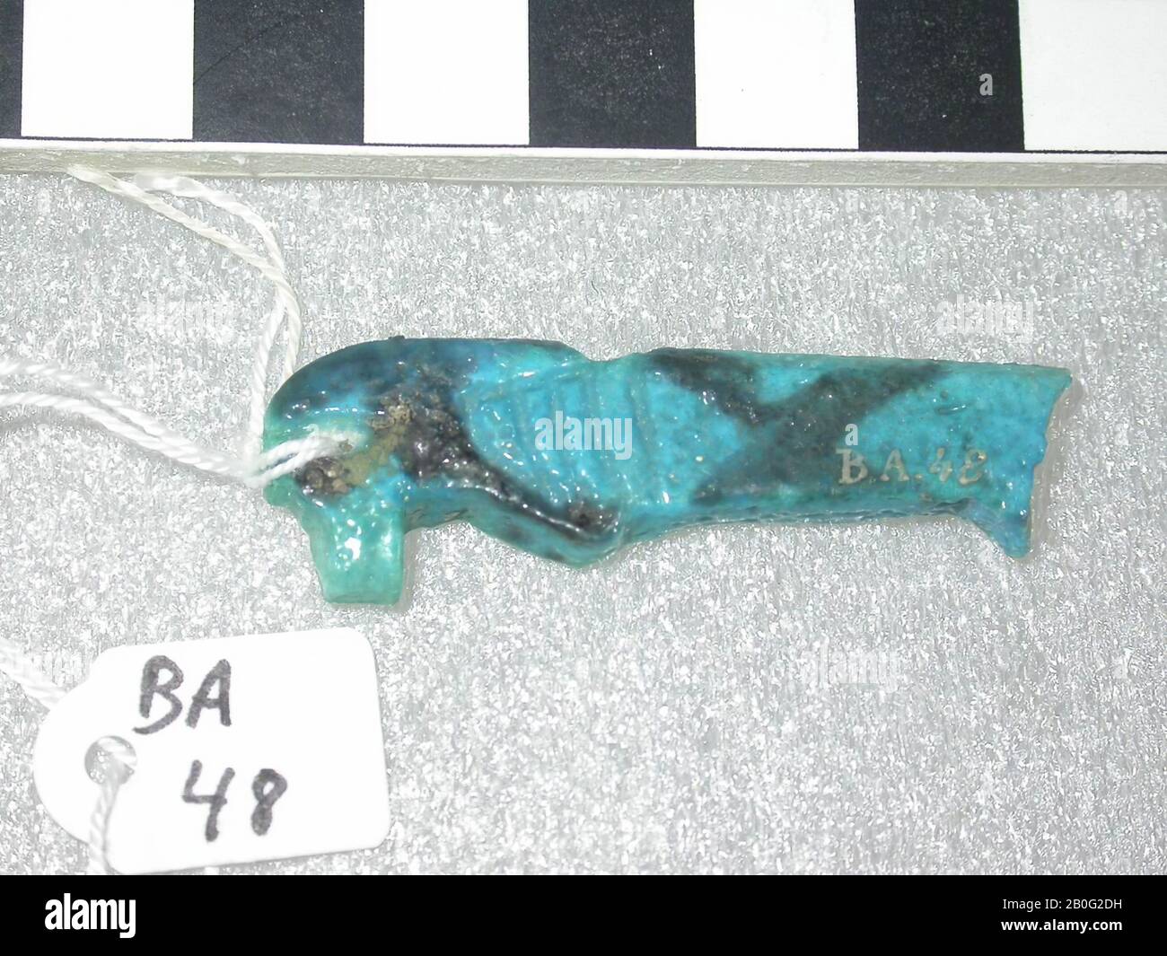 Statue, dieu, Horuszoon, Hapi, debout, amulette, dieu, foi, 4,9 cm, Egypte Banque D'Images