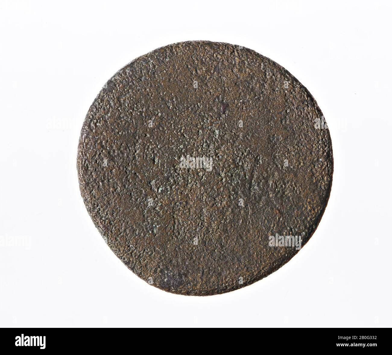 VZ: Head n.r., Kz: Figure entre S - C debout, pièce de monnaie, axe, Vespasien Banque D'Images