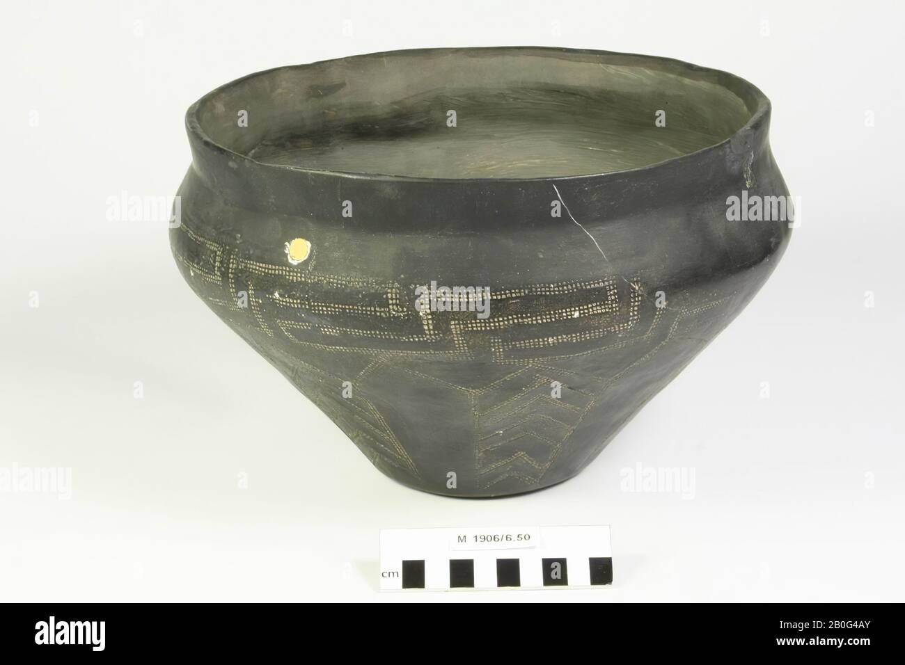 Vieille Europe, moulage, pot, plâtre, h, 18.5 cm, diam, 28,5 cm, préhistoire, Allemagne Banque D'Images