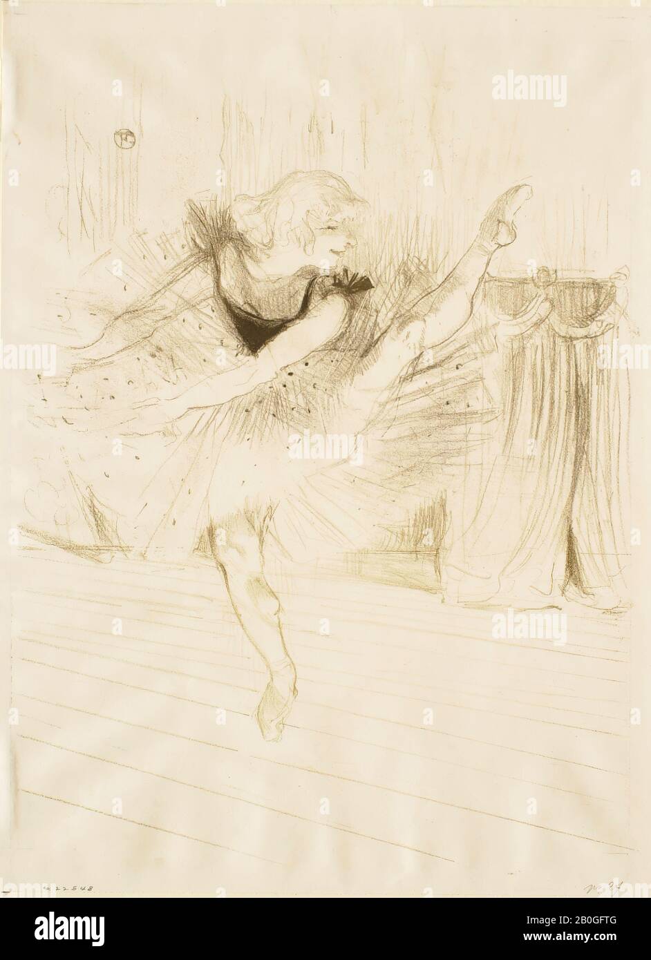 Henri de Toulouse-Lautrec, français, 1864–1901, Ida Heath, 1895, Lithographe, Total : 13 1/2 x 10 5/16 in. (34,3 x 26,2 cm Banque D'Images