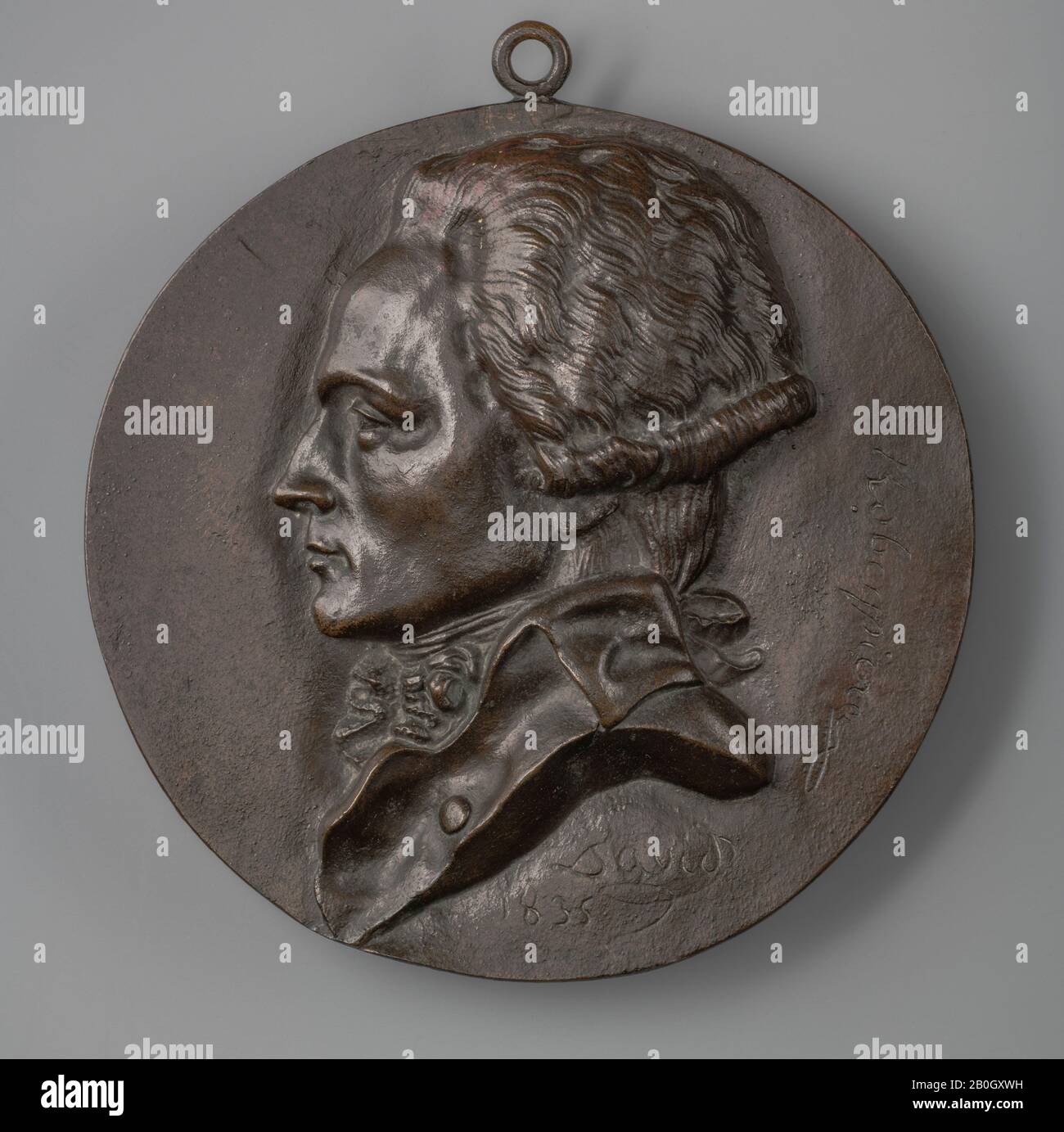 Pierre Jean David D'Angers, Français, 1788–1856, Robespierre, 1835, Bronze,  Diamètre : 5 5/16 Po. (13,5 cm Photo Stock - Alamy
