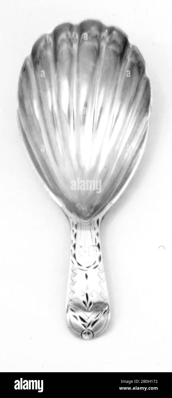 Thomas Northcote, Royaume-Uni, 1749–1798, Caddy Spoon, 1792/93, Argent, Total : 2 3/4 Po. (7 cm Banque D'Images