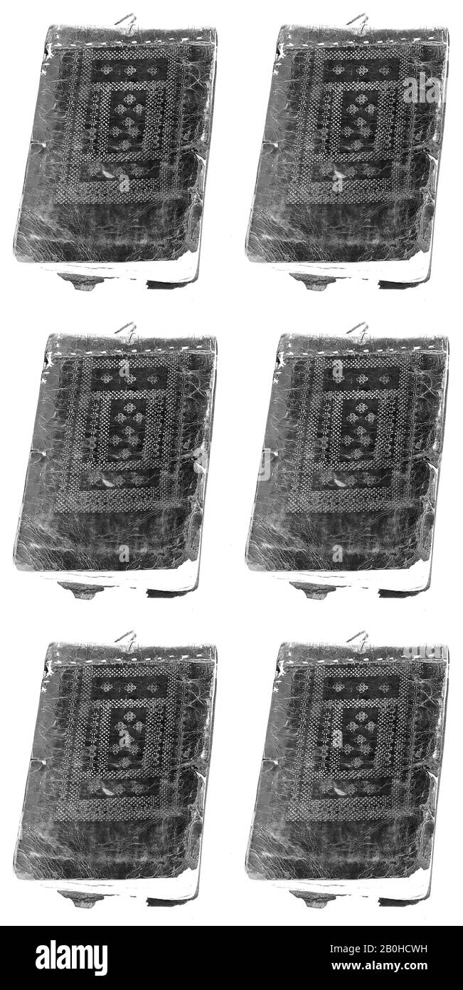 Manuscrit de 116 pages, Inde, XVIIIe siècle, Inde, encre et couleur sur papier, Couverture: 6 5/8 x 11 po. (16,8 x 27,9 cm), pages : 6 1/4 x 10 3/8 po. (15,9 x 26,4 cm), Peintures Banque D'Images