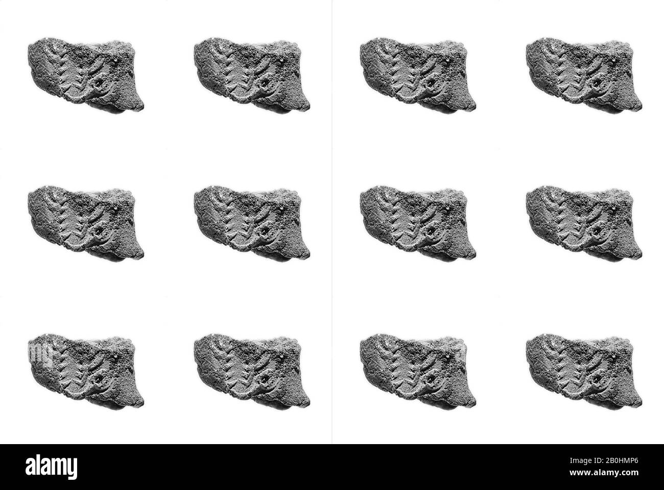 Phoque, Royaume Du Milieu, Dynastie 12–13, Ca. 1981–1640 C.-B., D'Égypte, Région De Memphite, Lischt North, Cimetière, 1920–22e Mud Banque D'Images