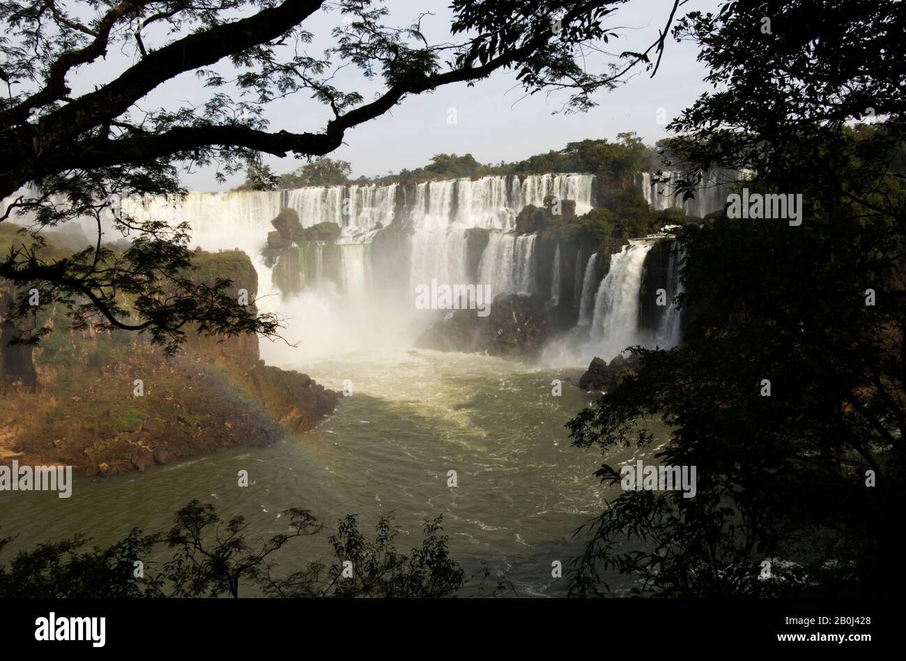 ARGENTINE, PARC NATIONAL D'IGUAZU, CHUTES D'IGUAZU Banque D'Images