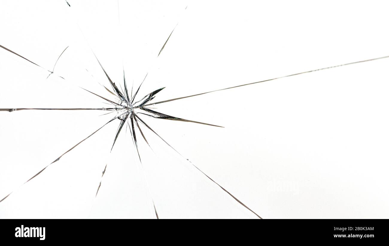 Trous de billes en verre sur fond blanc Banque D'Images