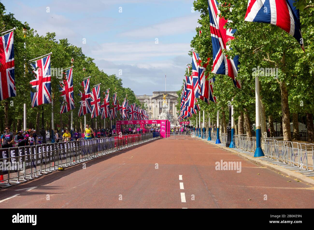 Londres/Angleterre - 26 mai 2019: Un portrait de paysage de la piste de l'événement de collecte de fonds 10 000 de Vitality London à Londres, Angleterre. La course a été lue Banque D'Images