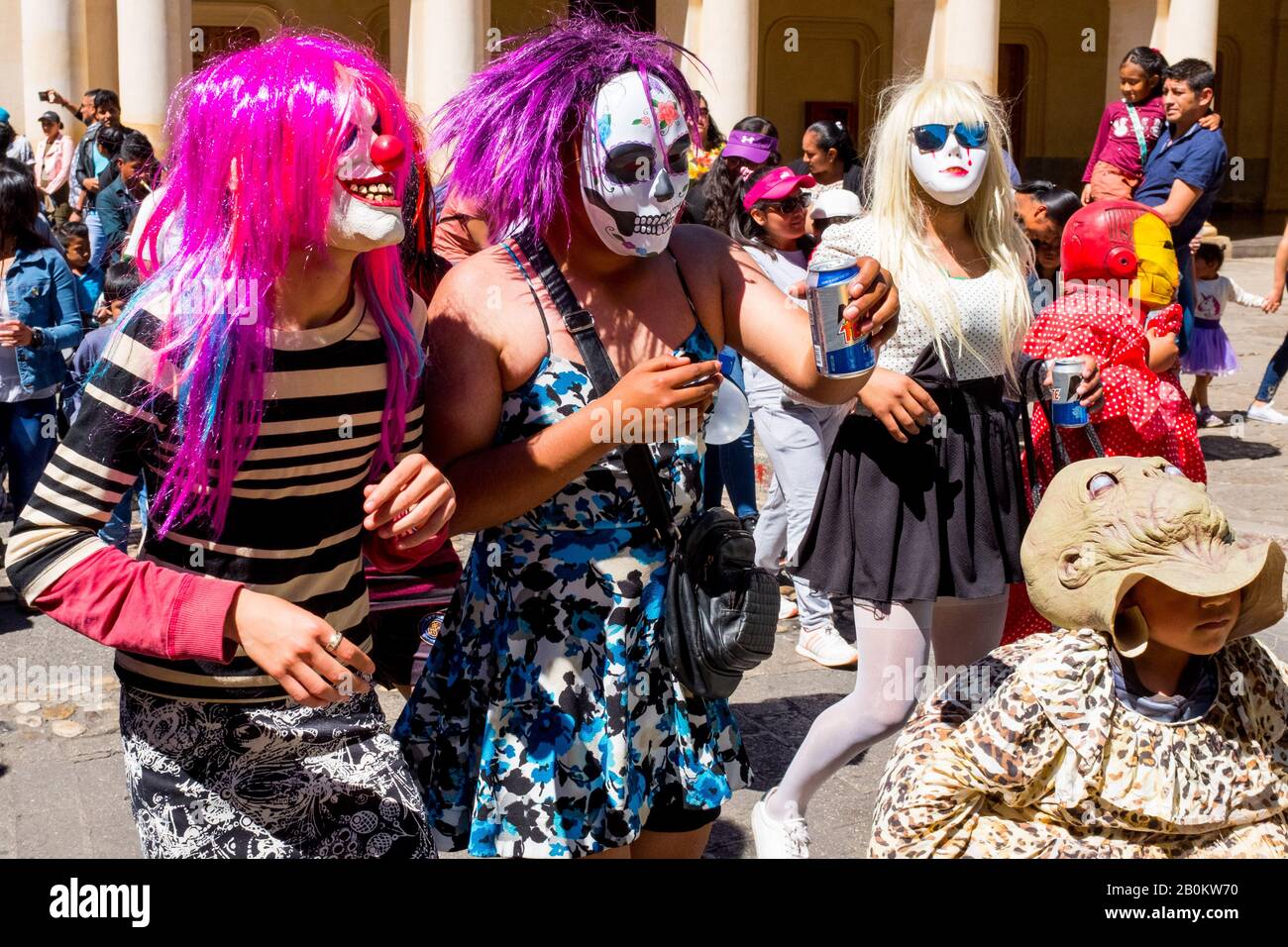 Parade, San Cristobal De Las Casas, Chiapas, Mexique Banque D'Images