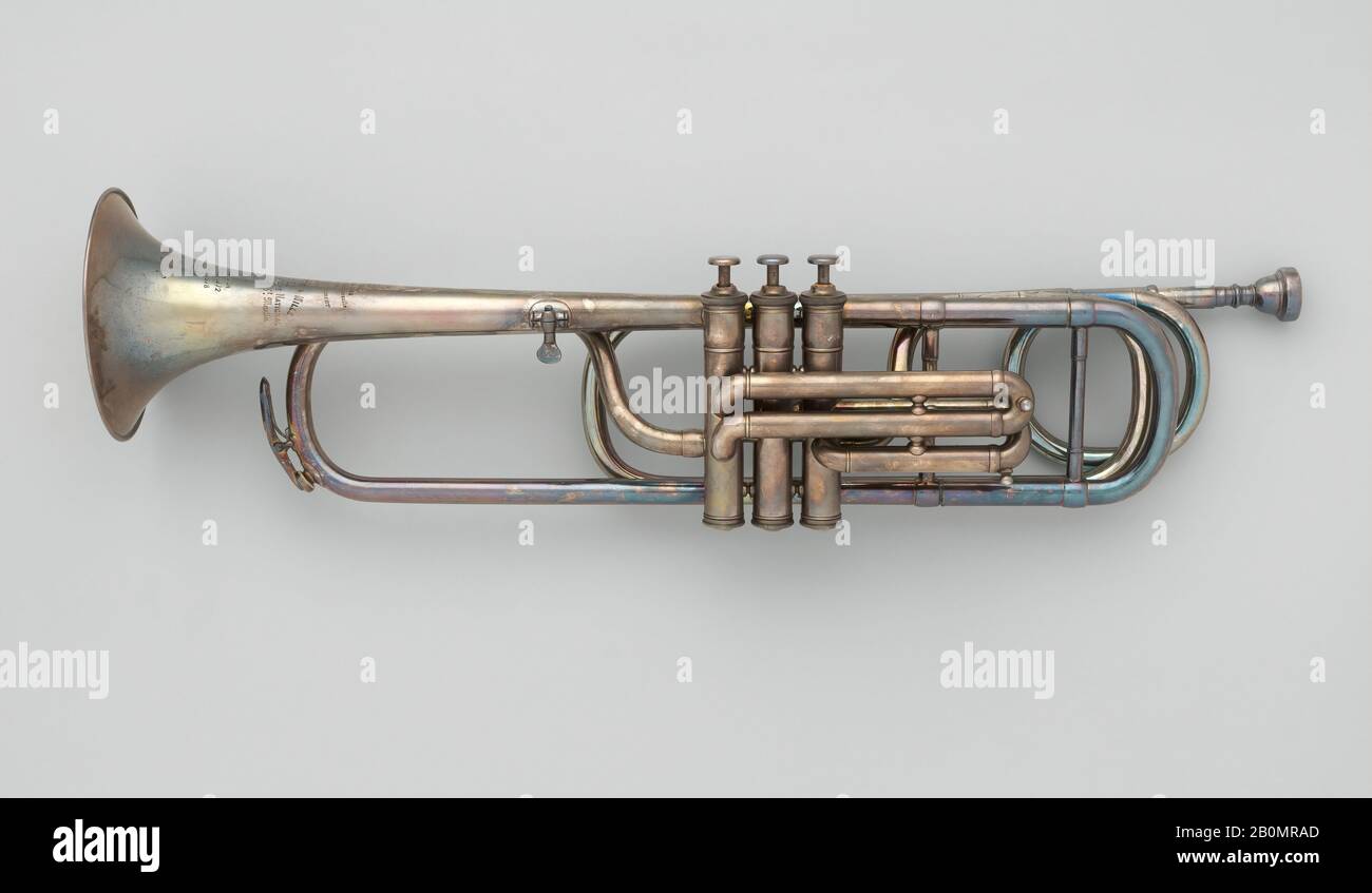 Courtois & Mille, valve Trumpet en F, français, courtois & Mille  (français), 1881–85, Paris, France,