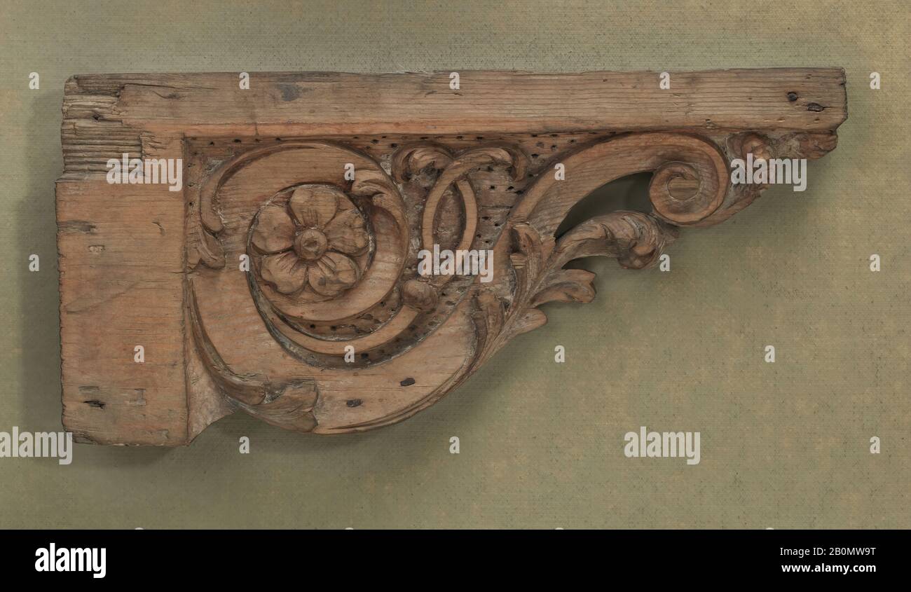 Support, britannique, XVIIIe siècle, britannique, Deal, Total : 10 × 5 7/8 po. (25,4 × 14,9 cm), travail du bois Banque D'Images