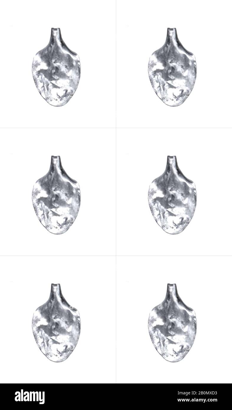 Pendentif, Sasanian, Sasanian, Date Ca. 3ème–7ème siècle A.D., Iran, Qasr-i Abu Nasr, Sasanian, Or, 0,37 x 0,62 po. (0,94 x 1,57 cm), Ornements En Métal Banque D'Images