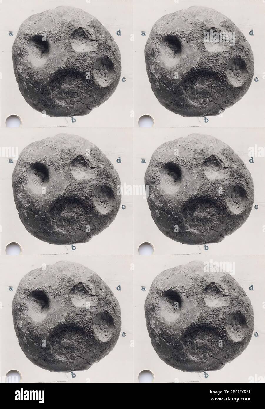 Phoque, Saséenne, Saséenne, Date Ca. 7 ème siècle A.D., Iran, Qasr-i Abu Nasr, Sasanian, argile Non cuite, 0,94 po. (2,39 cm), Joints en argile Banque D'Images