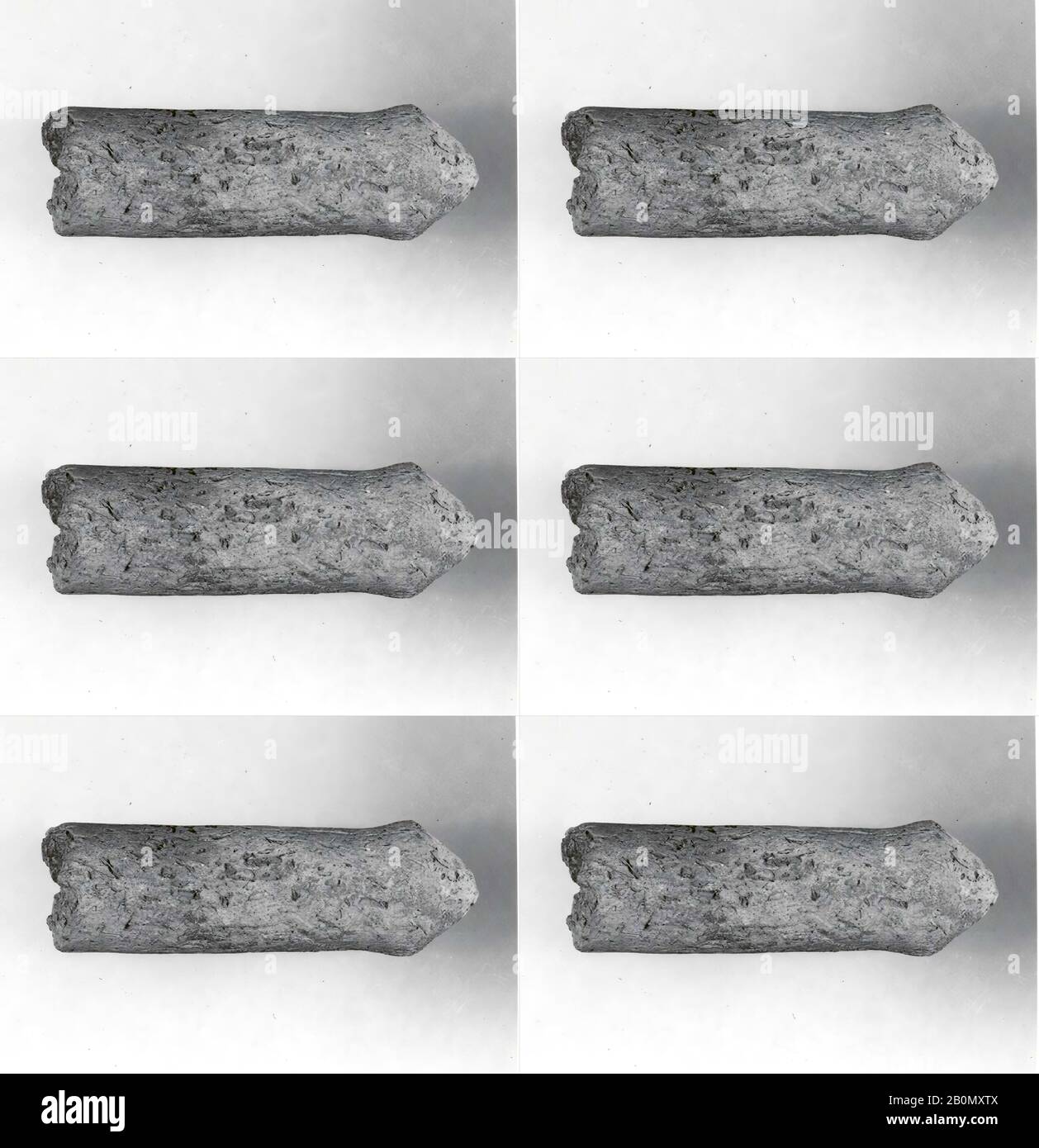 Phallus, Iran, Chalcolithique, Date Ca. 4000-3500 av. J.-C., Iran, Nishapur, Iran, céramique, 3,31 po. (8,41 cm), Ornements en céramique Banque D'Images