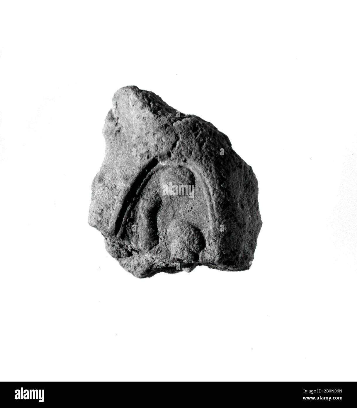 Document De Scellement avec le trône Nom d'Amenhotep III, Nouveau Royaume, dynastie 18, règne d'Amenhotep III, CA. 1390–1353 C.-B., D'Égypte, de Haute-Égypte, de Thèbes, de Malqata, de King's Palace, de magazine de l'Ouest, 1910–12, de Mud, H. 1,3 cm (1/2 po.); w. 1,3 cm (1/2 po.) ; th. 0,7 cm (1/4 po Banque D'Images