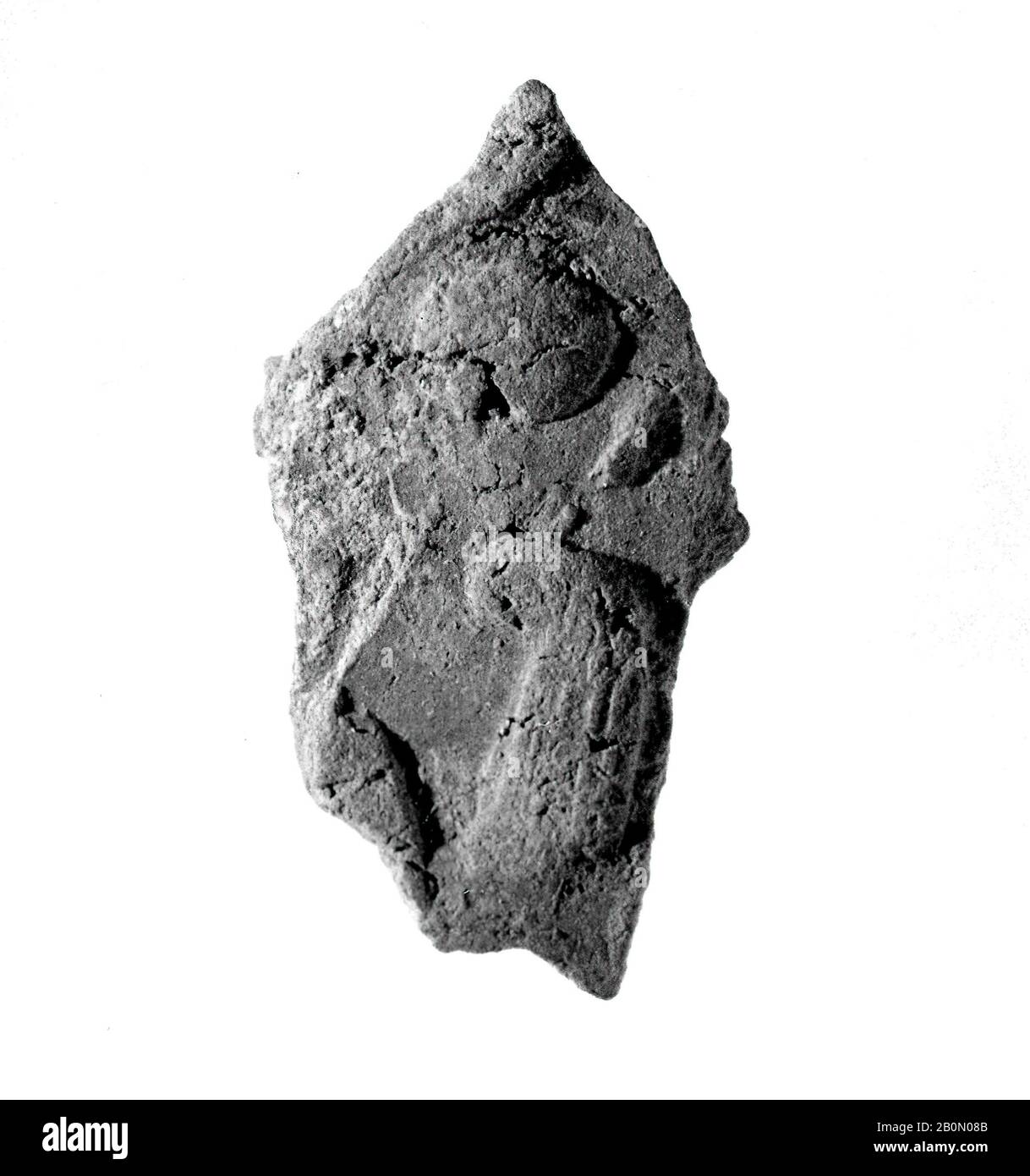 Document De Scellement avec le trône Nom d'Amenhotep III, Nouveau Royaume, dynastie 18, règne d'Amenhotep III, CA. 1390–1353 C.-B., D'Égypte, de Haute-Égypte, de Thèbes, de Malqata, de West Villas, de West Villa B, 1910–12, de Mud, H. 2,3 cm (7/8 po); w. 1,25 cm (1/2 po.) ; th. 0,5 cm (3/16 po Banque D'Images