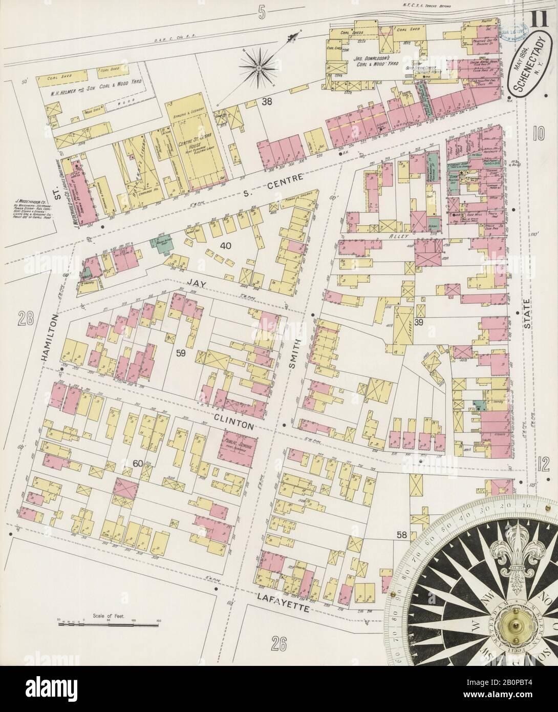 Image 11 De La Carte D'AssuranceIncendie Sanborn De Schenectady, Comté
