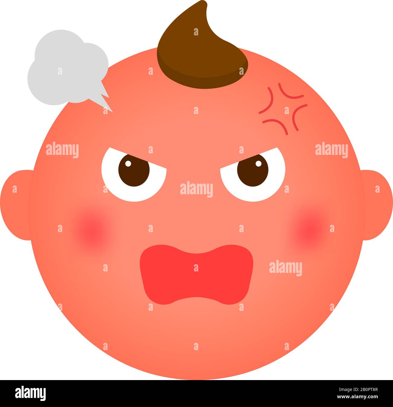 Dessin Anime Bebe Visage Emoticone Illustration Vectorielle En Colere Image Vectorielle Stock Alamy Dessin Anime Bebe Visage Emoticone Illustration Vectorielle En Colere Image Vectorielle Stock Alamy
